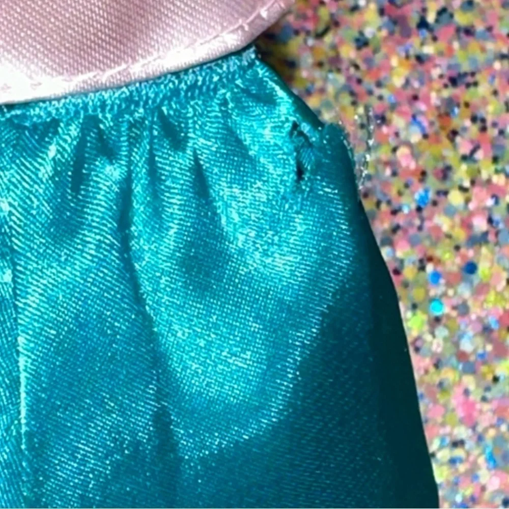 Barbie Fashionistas Terrific Teal Doll 2016 Outfit Shoes DMF31 Red Curly Hair